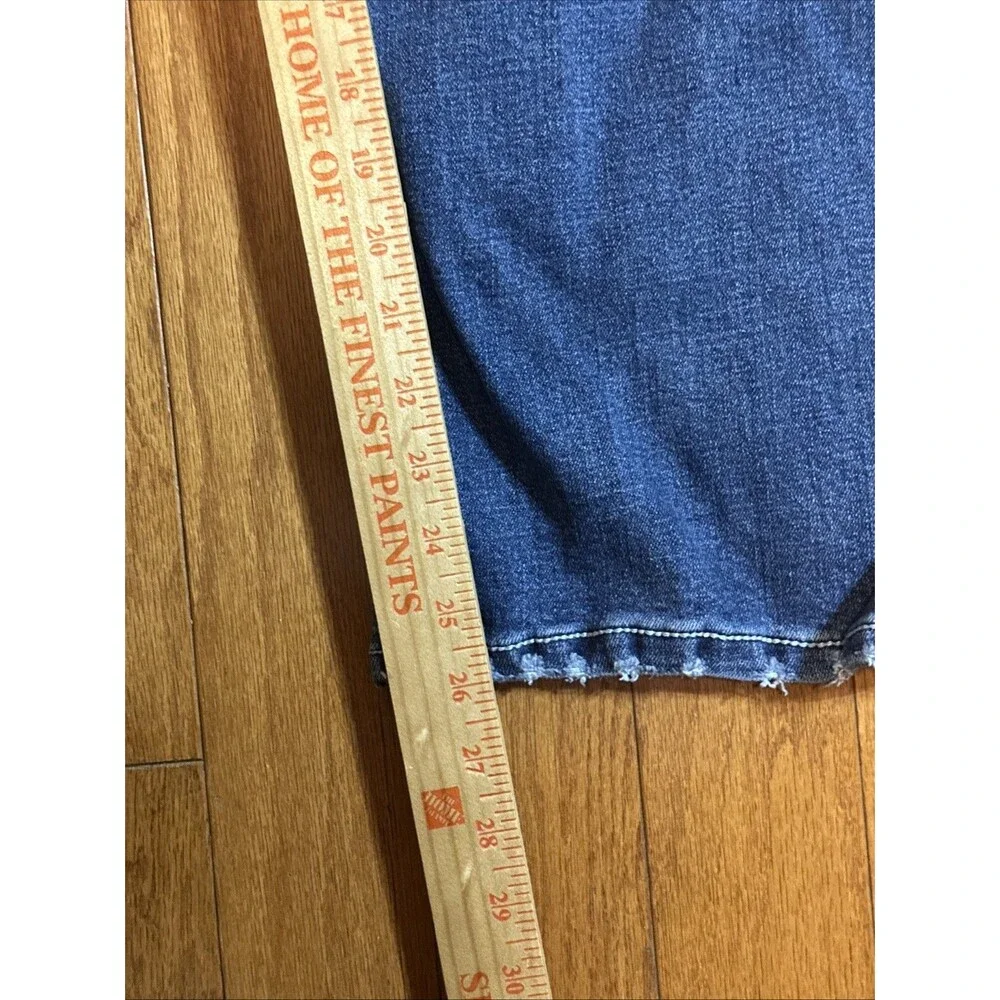 TK Axel Slim Boot Cut Jeans Thick Stitch Medium Blue Jeans Men's Size 40x30